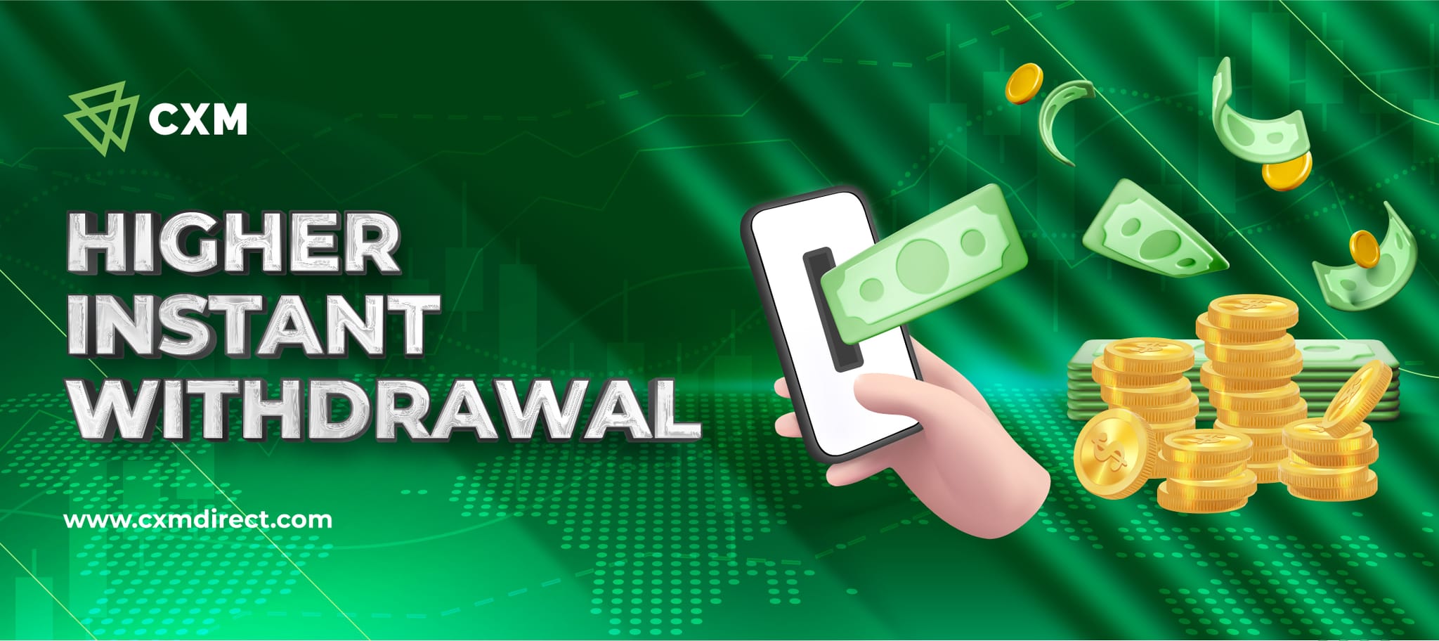 Batas Penarikan Instan CXM Naik untuk Akun 2FA