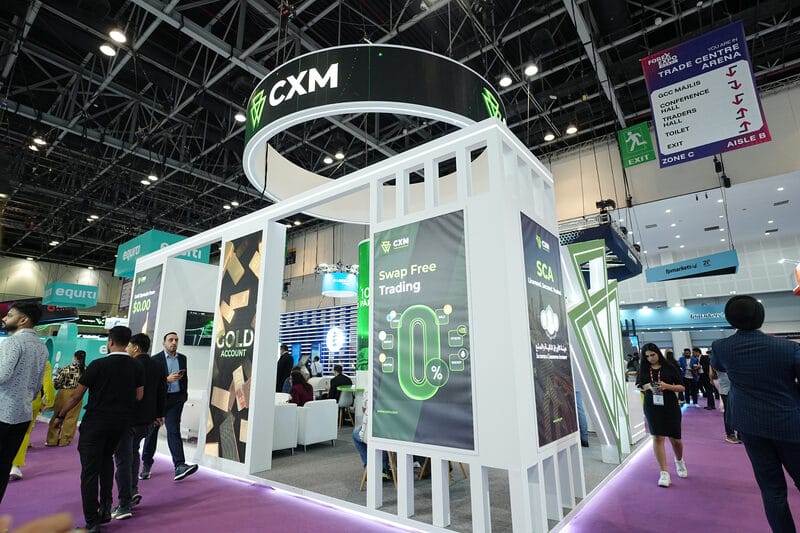 Tampilan luas booth pameran CXM